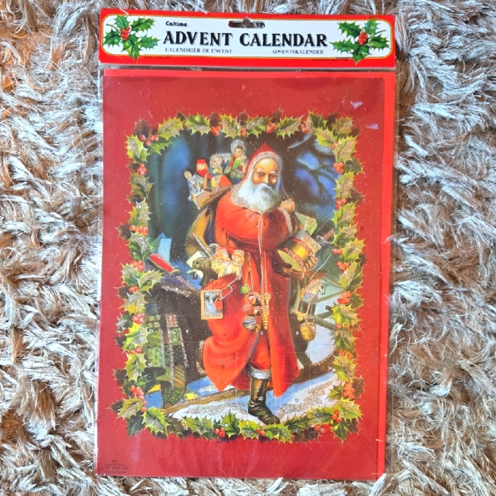 Vintage Advent Calendar Made In England